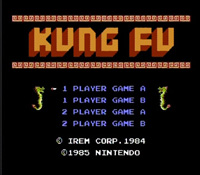 une photo d'Ã©cran de Kung-Fu sur Nintendo Nes